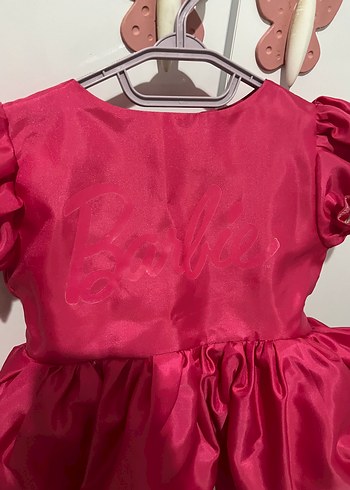 Pembe Kısa Kollu Fırfırlı Kız Elbisesi - Görsel 2