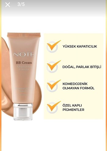 NOTE Beige BB Krem - Görsel 5