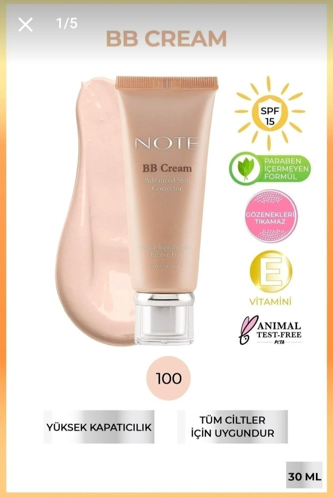 NOTE Beige BB Krem - Görsel 4