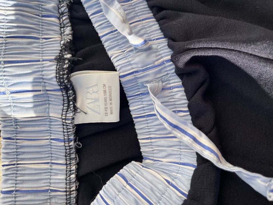 Zara Kız Çocuk Geniş Paça Pantolon/Eşofman - Görsel 3