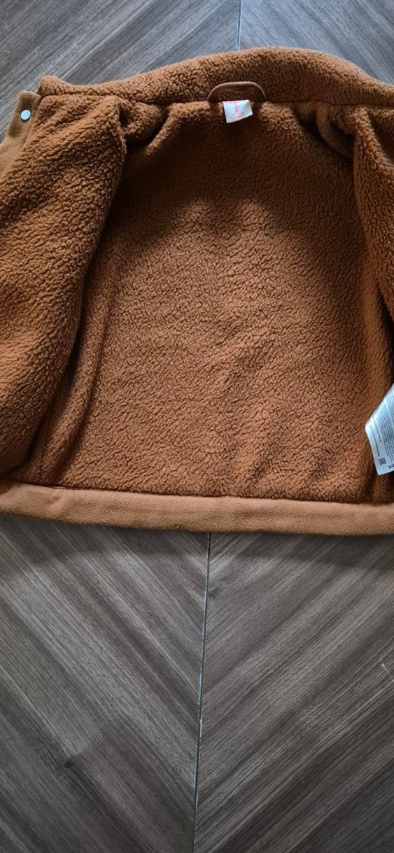 Düğmeli Kahverengi Erkek Çocuk Süet Ceket - Görsel 2