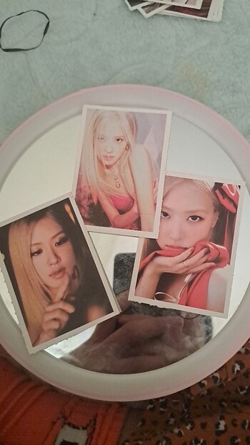 Arkalı önlü rose fotokart 
