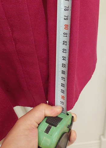 Düğmeli Pembe Uzun Hamile Tunik - Görsel 2