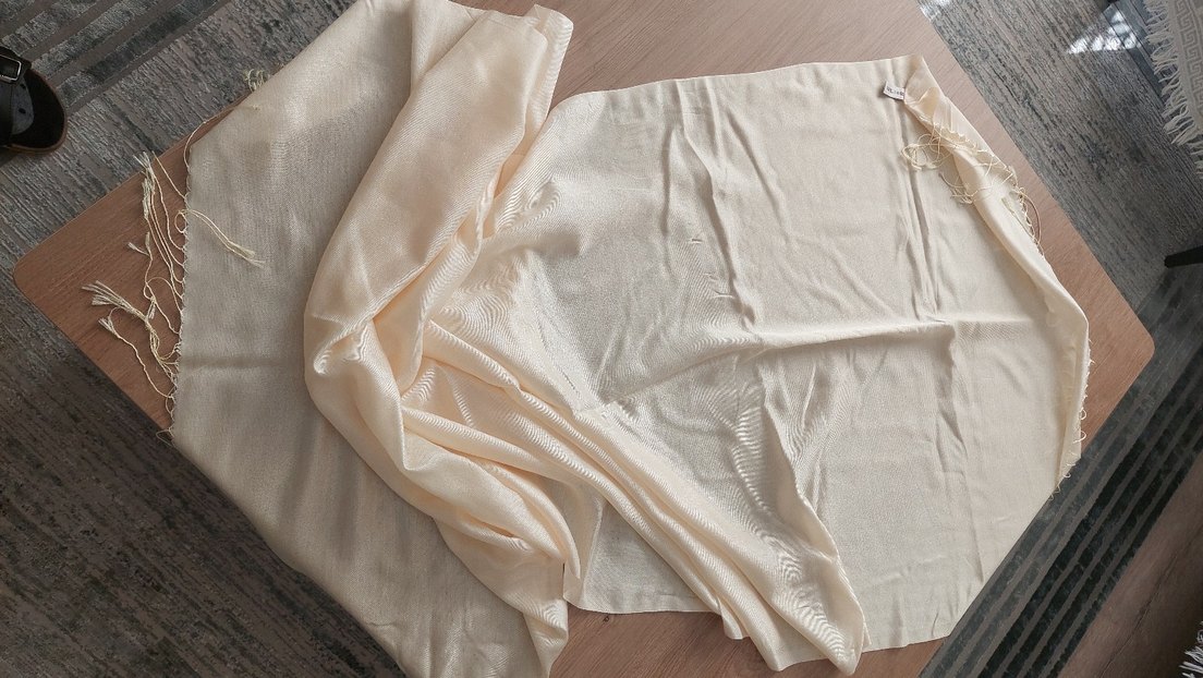 BejKadın pamuklu Şal - Görsel 3