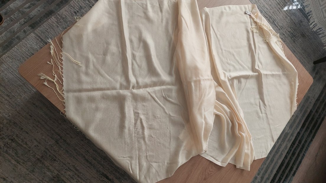 BejKadın pamuklu Şal - Görsel 4