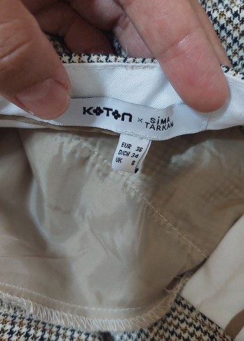 38 Beden kahverengi Renk Düğmeli Uzun Kollu Kahverengi Kadın Blazer