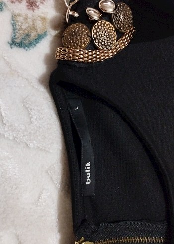 Kemerli Siyah Midi Kadın Günlük Elbise - Görsel 3