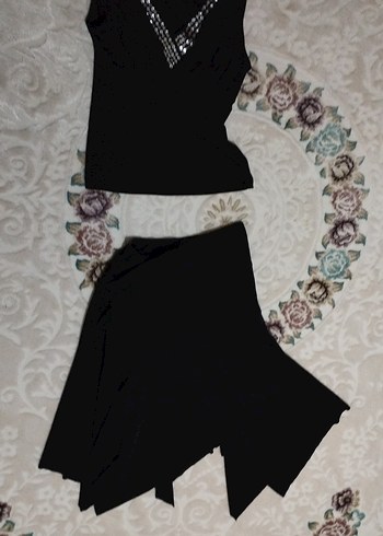 Siyah Yırtmaçlı Gotik Kadın abiye - Görsel 3