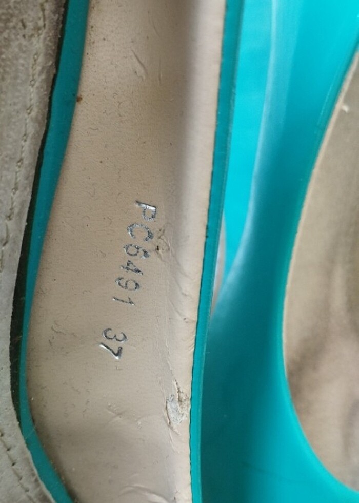 Turkuvaz ayakkabı - Görsel 4