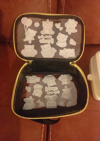Beden Sarı Panda Desenli Çocuk Okul Çantası