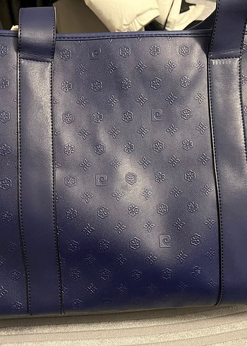 Pierre Cardin Mavi Deri Kadın Çanta - Görsel 2