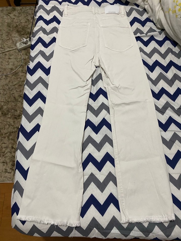 Beyaz Kadın Kot Pantolon - Görsel 2