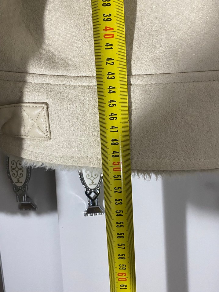 Beyaz Kürklü Kadın Ceket - Görsel 5