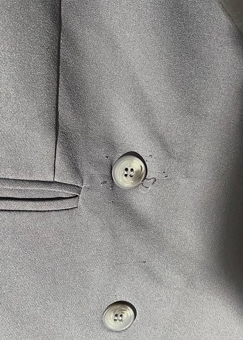 Gri Kadın Midi Blazer Ceket - Görsel 3