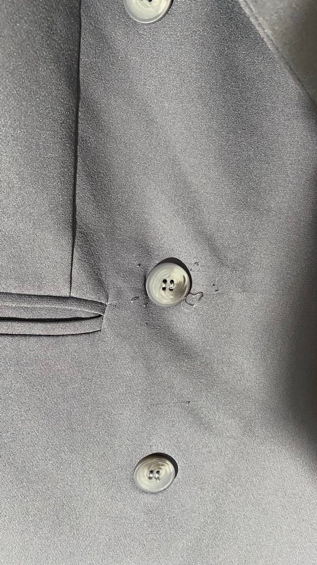 Gri Kadın Midi Blazer Ceket - Görsel 3