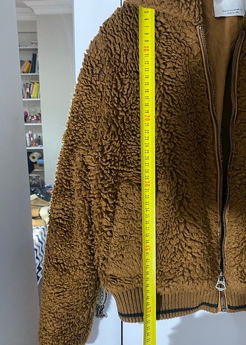 Kahverengi Kürklü Kadın Ceket - Görsel 4