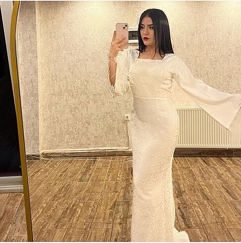 Diğer Satılık beyaz abiye