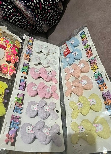 Kız çocuk tokası ve anahtarlıklar 