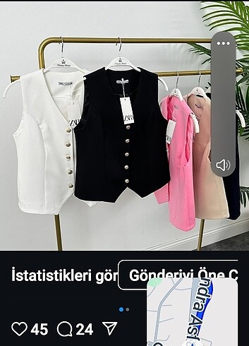 Gold düğmeli yelek