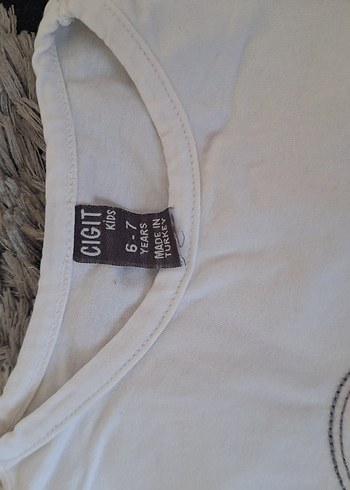 Renkli Baskılı Kız Çocuk Tişörtü - Görsel 5