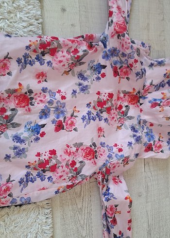 Renkli Baskılı Kız Çocuk Tişörtü - Görsel 7