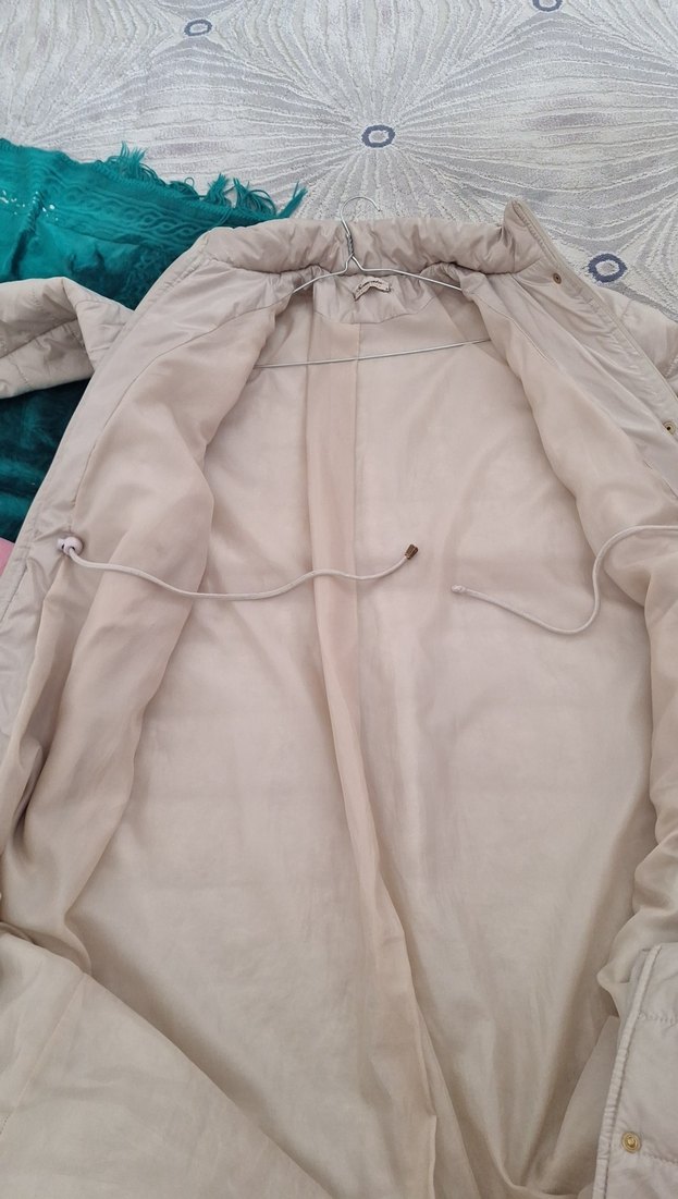 Uzun Düğmeli Kadın Kışlık Ceket - Görsel 5