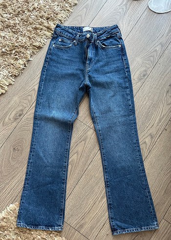 Kadın Mavi Denim Regular Fit Kot Pantolon