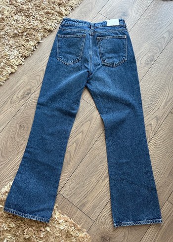34 Beden Kadın Mavi Denim Regular Fit Kot Pantolon