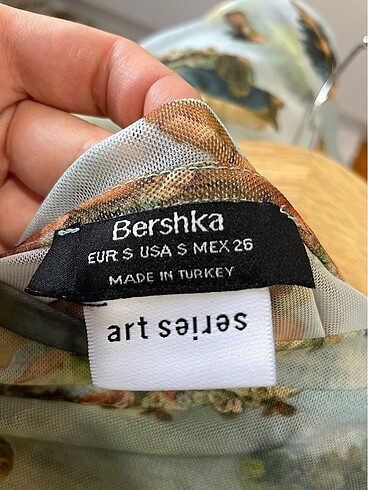s Beden mavi Renk Bershka top