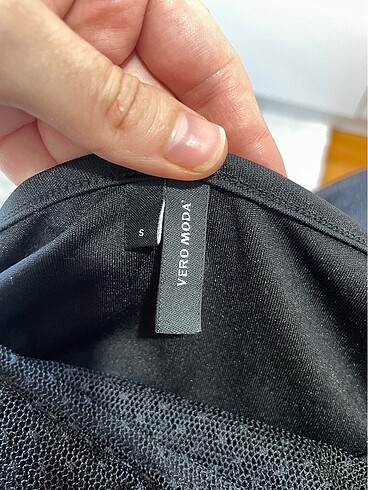 s Beden Vero moda siyah tül elbise elbise
