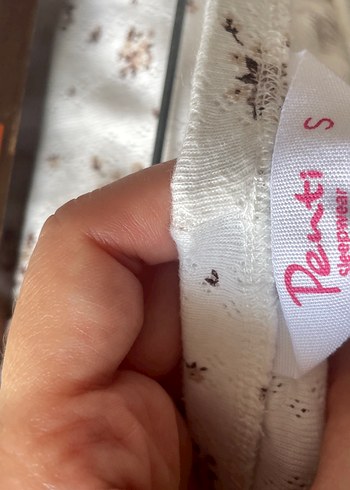 Penti Penti pamuklu çiçek desenli pijama takımı
