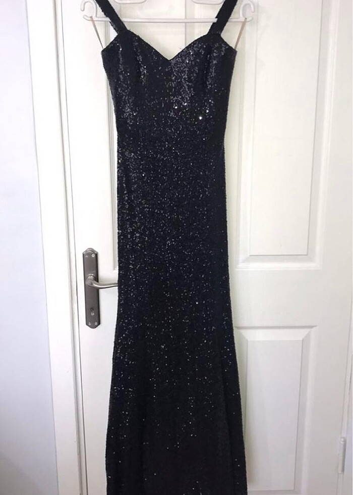 Payetli elbise - Görsel 2