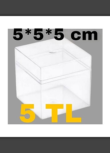 MİKA KUTU 5*5*5 CM