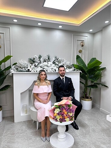 s Beden pembe Renk Nişan, Söz Elbisesi