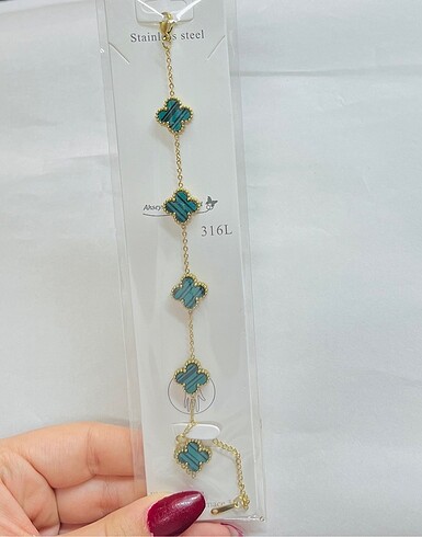 diğer Beden çeşitli Renk Van Cleef Yonca Bileklik