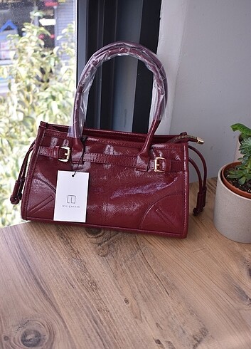 Prada Prada Model Muadil Bordo Suni Deri Çanta