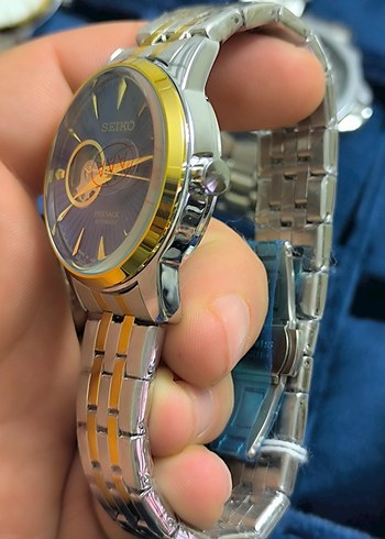 Seiko Presage Otomatik Erkek Saati Mavi Kadran - Görsel 3