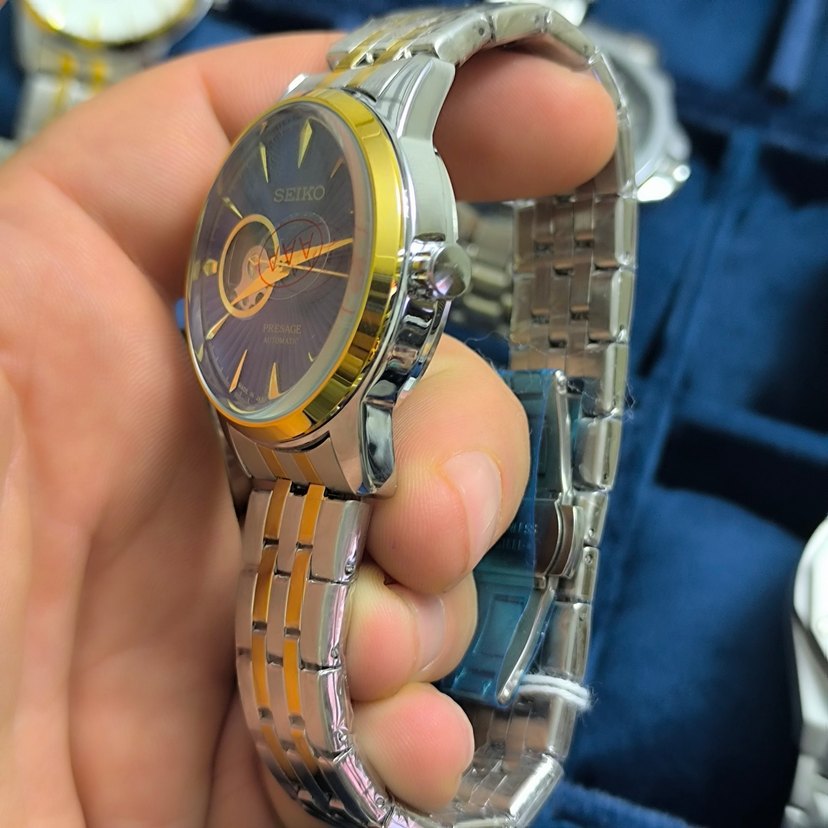 Seiko Presage Otomatik Erkek Saati Mavi Kadran - Görsel 3
