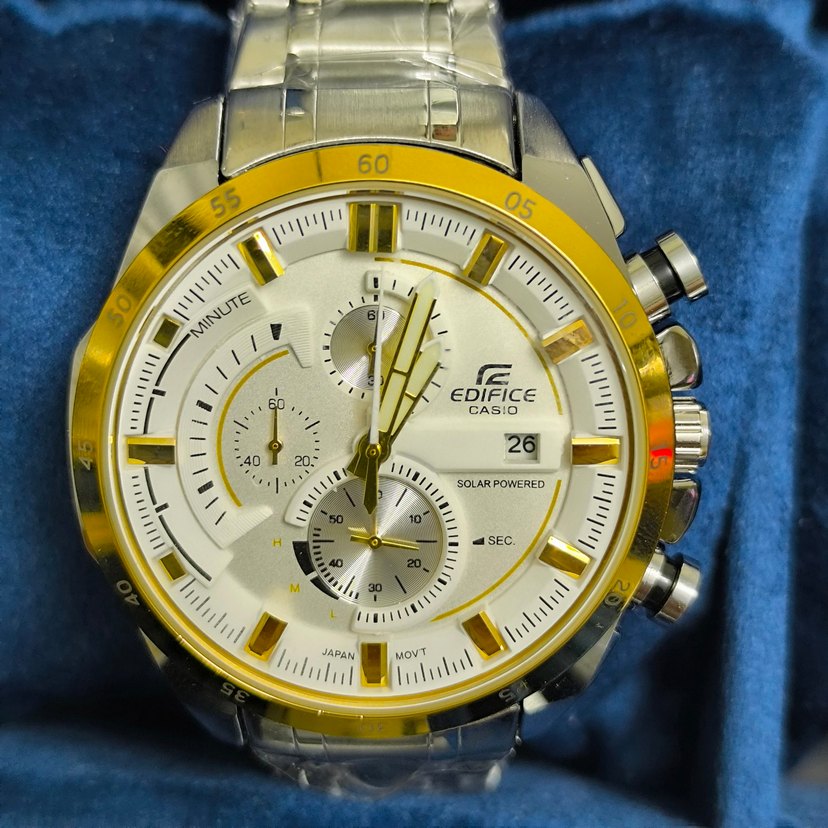 Casio Edifice Beyaz Klasik Erkek Saati - Görsel 2