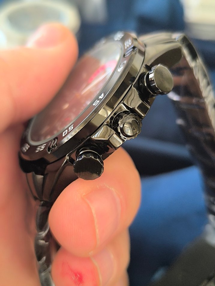 Casio Edifice Erkek Siyah Kol Saati - Görsel 5