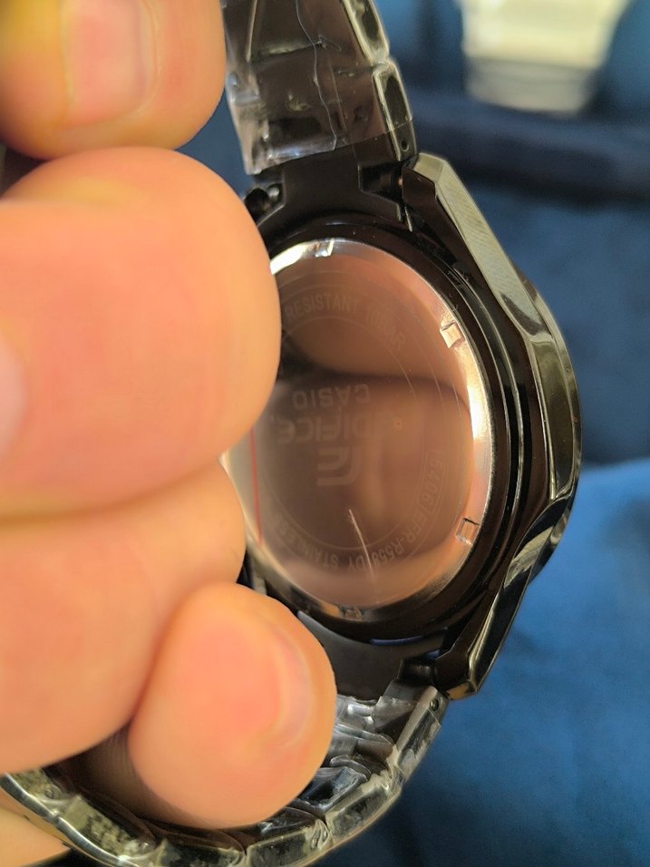 Casio Edifice Erkek Siyah Kol Saati - Görsel 4