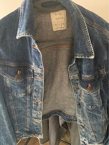 s Beden lacivert Renk kot ceket crop