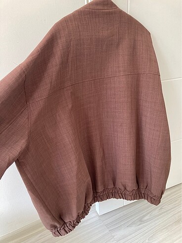 universal Beden kahverengi Renk Koyu kahve oversize ceket