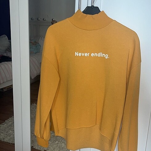 Zara balıkçı yaka sweatshirt