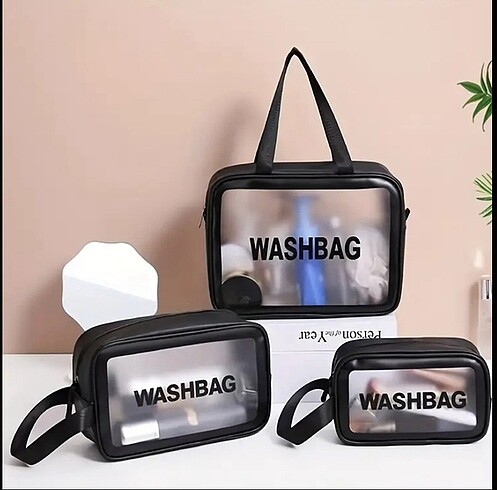 3lü Washbag çanta seti