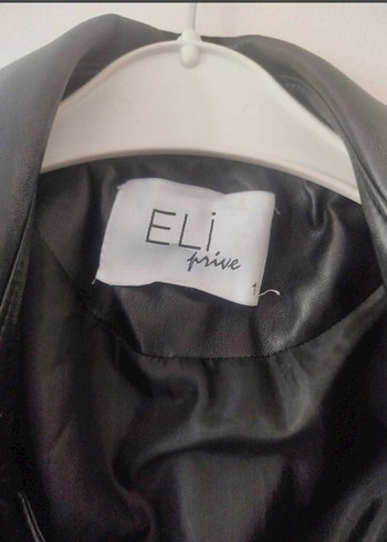 Elise Eli Prive Siyah Deri Ceket