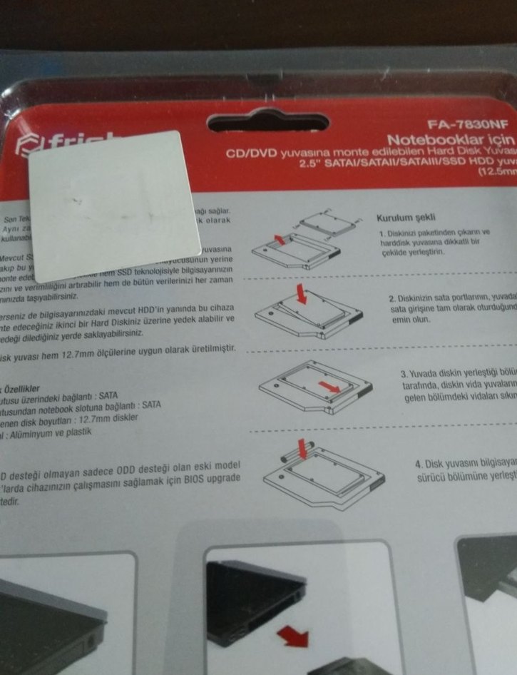FRISBY FA7830NF HDD HARD DİSK YUVASI - Görsel 4