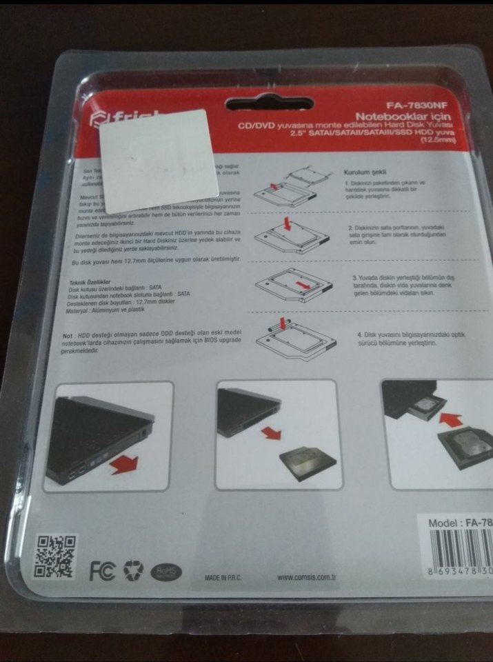FRISBY FA7830NF HDD HARD DİSK YUVASI - Görsel 3