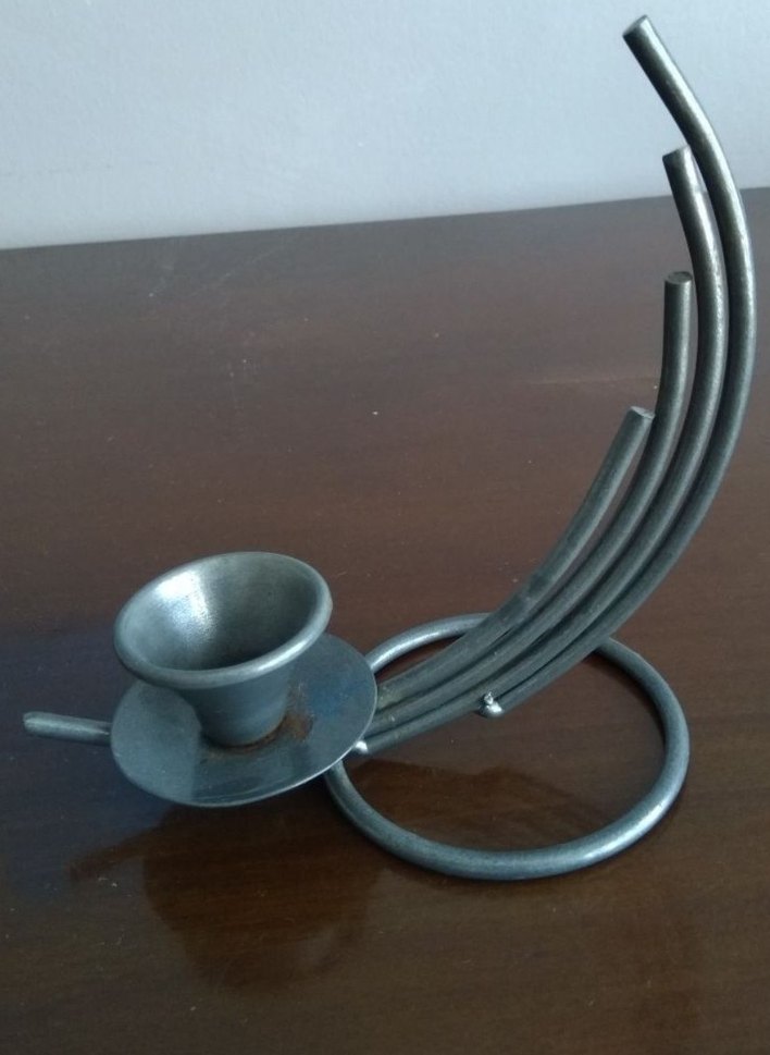 Gri Metal Mumluk - Görsel 2