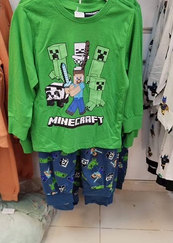 Rahat Kesim Renkli Minecraft Çocuk Takım